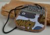 Bild von Brustbeutel retro Dschungel braun bunt