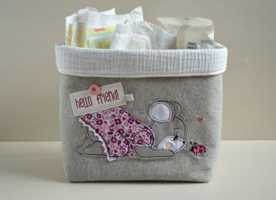 Bild von Utensilo Friends Mäuschen und Käferchen rosa/weiß