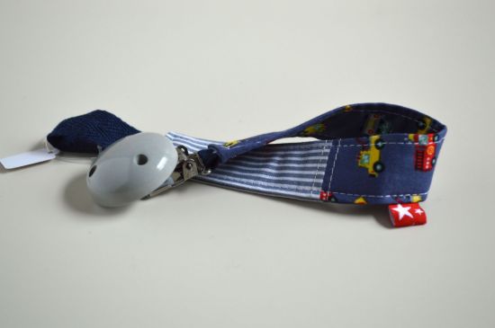 Bild von Schnullerband TuTut blau/grau