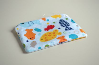 Bild von Minitäschchen Fischchen weiß/bunt