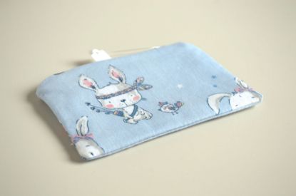 Bild von Minitäschchen Häschen hellblau