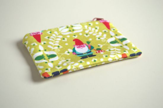 Bild von Minitäschchen Gartenzwerg gelb/bunt