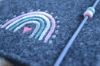 Bild von Mutterpass Regenbogen anthrazit