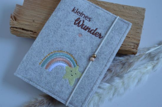 Bild von Mutterpass kleines Wunder Sternchen beige