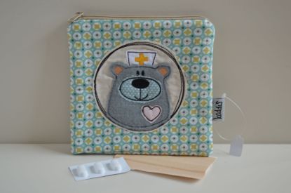 Bild von Medizintäschchen BärBel Kreisel mint/beige